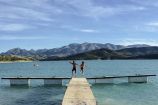 Lago Bermejales, lake swim, Granada, Andalucia, Spain Lago Bermejales, lake swim, Granada, Andalucia, Spain