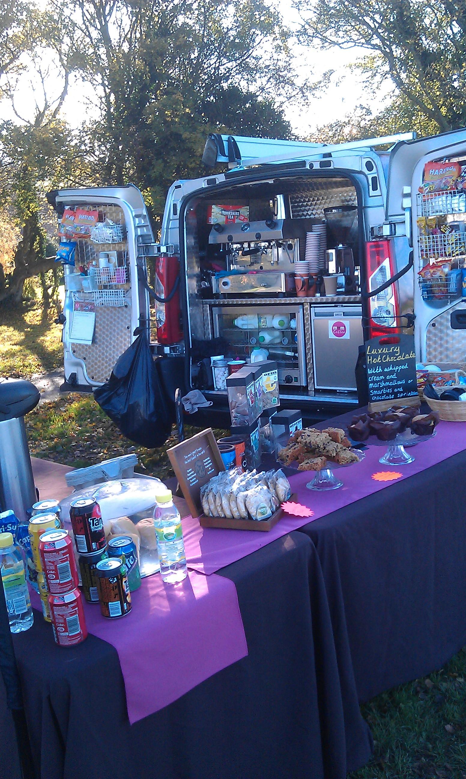 Mobile Coffee Van Mmm! Coffee Wild Swimming outdoors in rivers